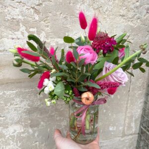 ‘Pop of Pink Jam Jar’